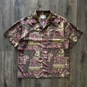 Iolani Made in Hawaii Patchwork Paisley Aloha Camp Shirt Men’s M